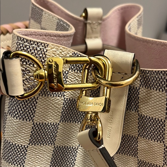 Louis Vuitton BB Azur. Pink & Tan braided handle. No box or dust bag. - Picture 7 of 7